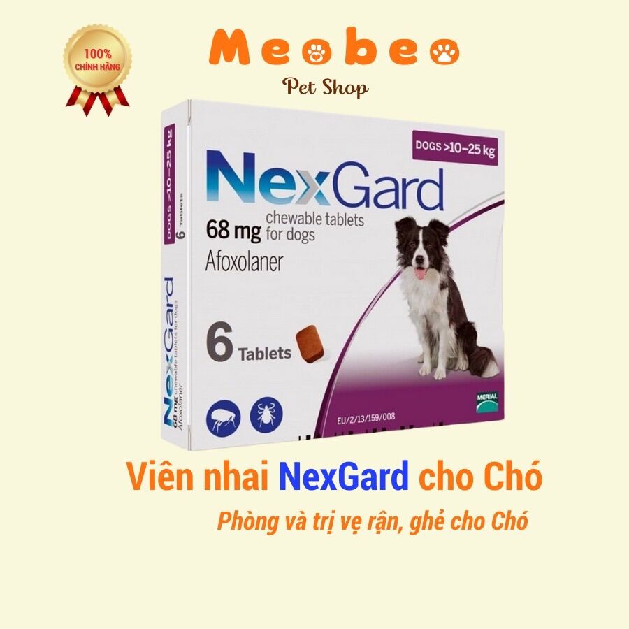 Viên nhai NexGard dành cho Chó loại 10-25kg