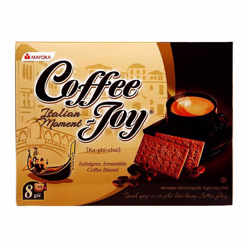 HCMBánh Quy Vị Cà Phê Hảo Hạng Coffee Joy Hộp 360g