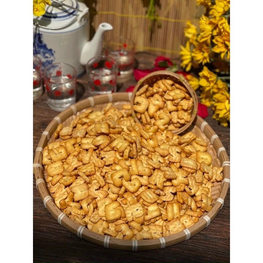 Túi 500g bánh quy mặn chữ cái a.b.c…tuổi thơ
