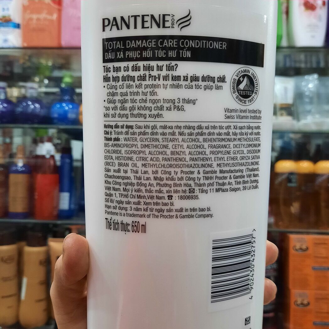 Dầu gội Pantene phục hồi hư tổn 650ml
