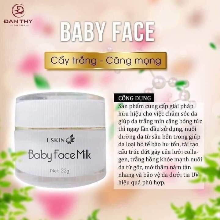 Baby Face Cấy Trắng Đan Thy Chính Hãng