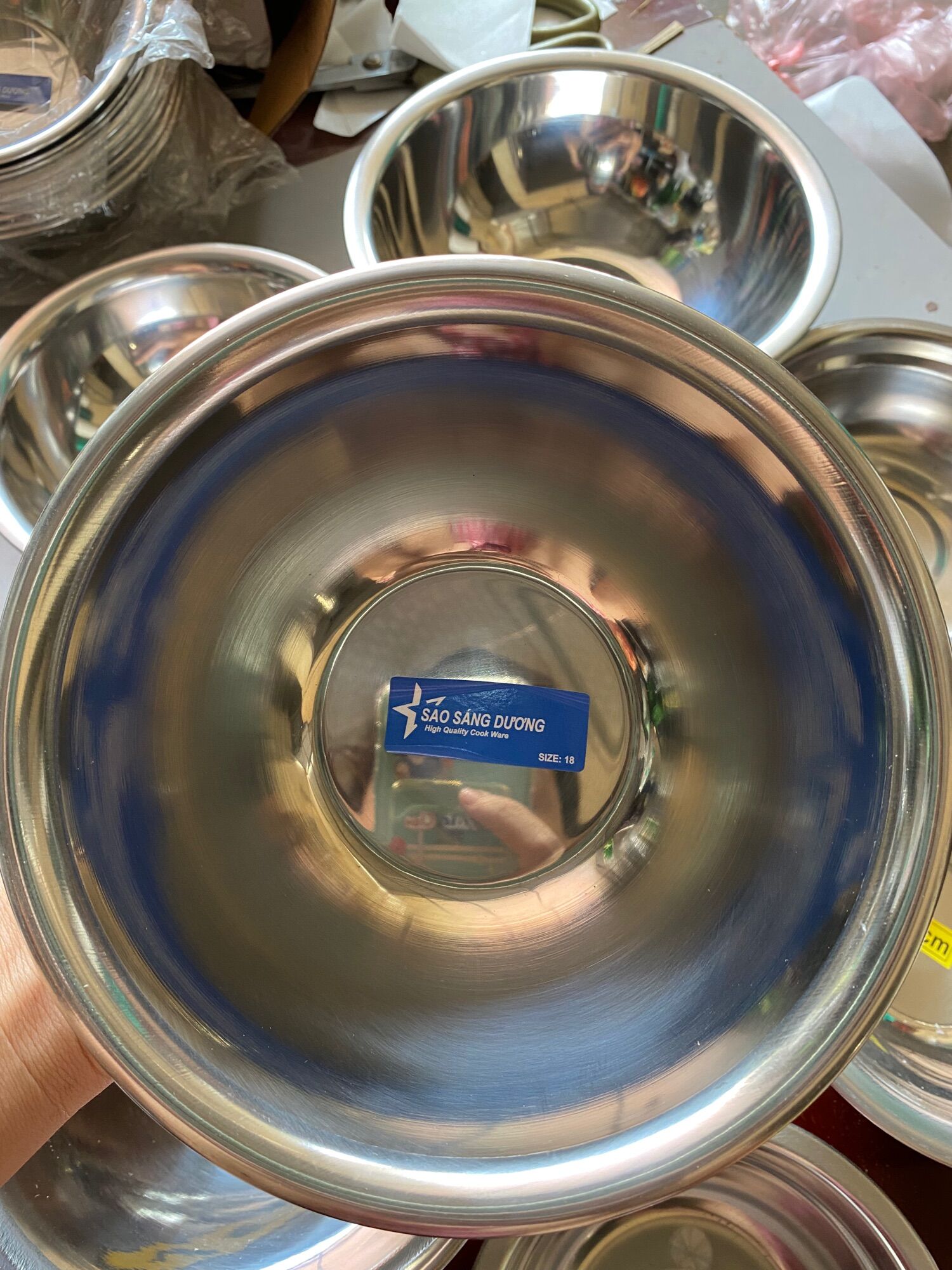 Bát inox bền đẹp đủ size