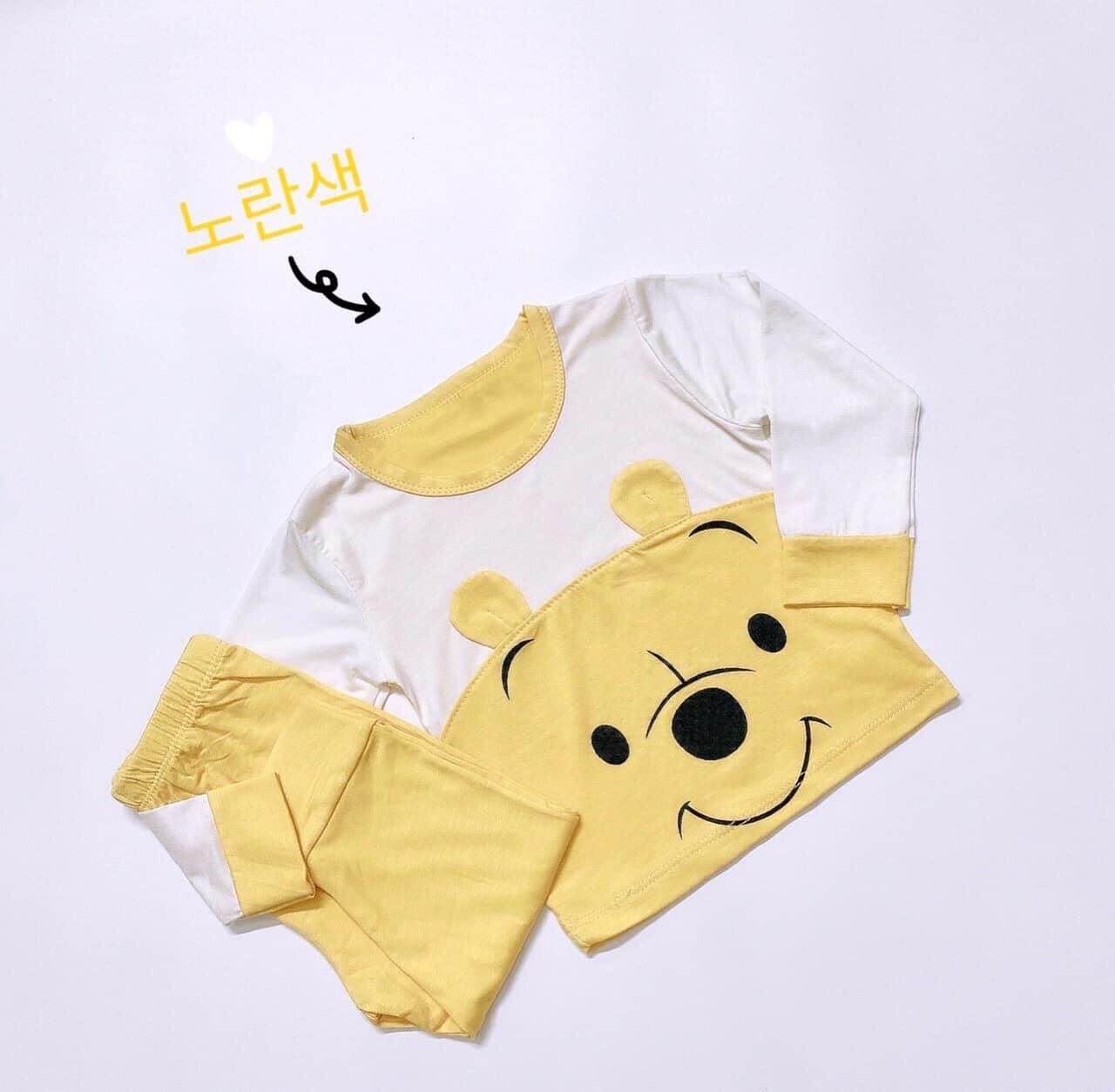 Combo 4 bộ thun lạnh hình thú cho bé