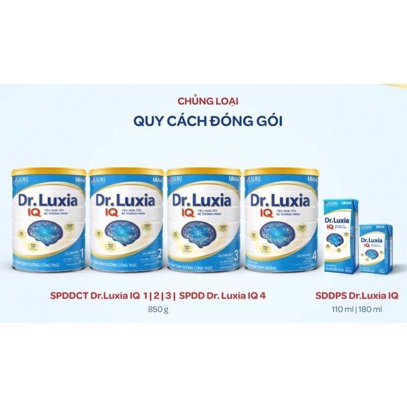 Sữa bột Dr Luxia IQ số 1,2,3,4 900g
