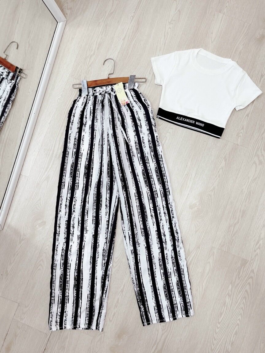 Áo croptop bo eo alexx xinh xịn