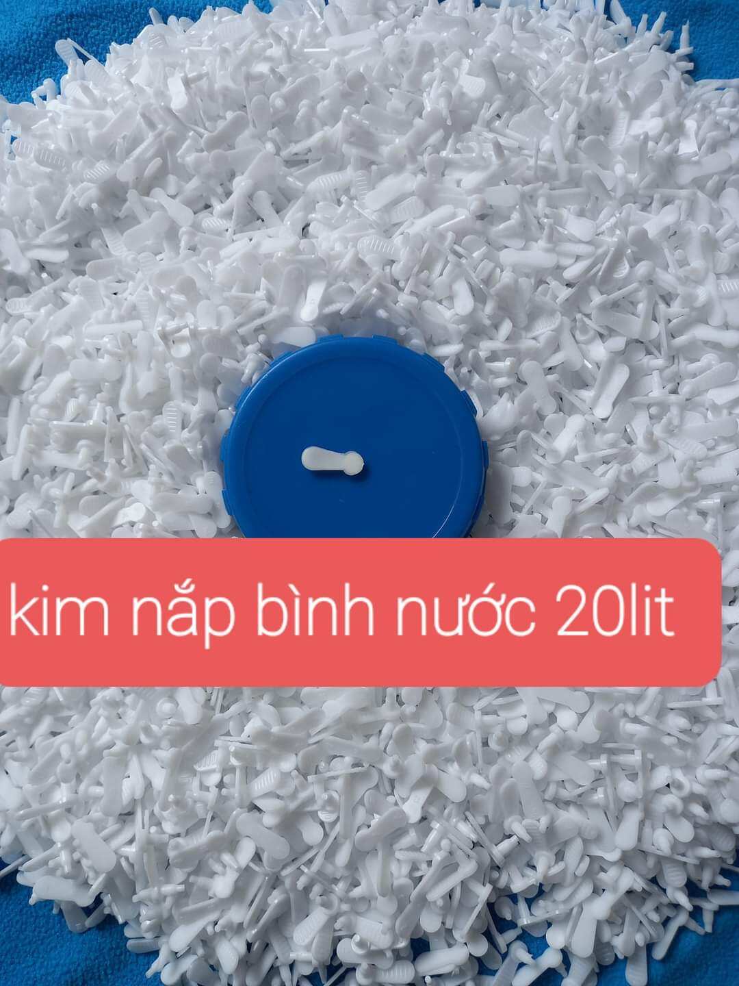 Kim nắp bình nước suối 20l 1 ký
