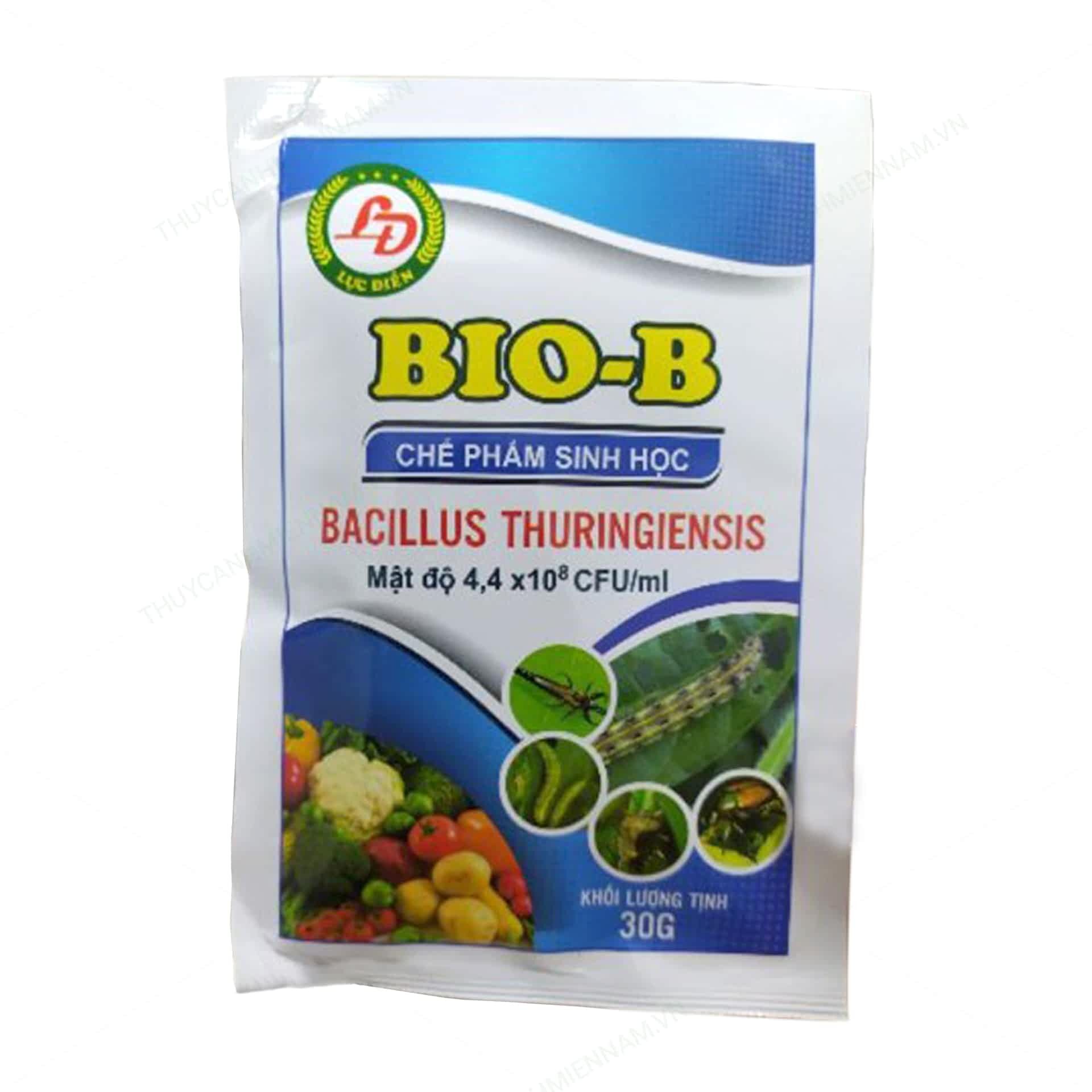 Chế phẩm trừ sâu sinh học bio b gói 30gr an toàn tuyệt đối nhãn trắng