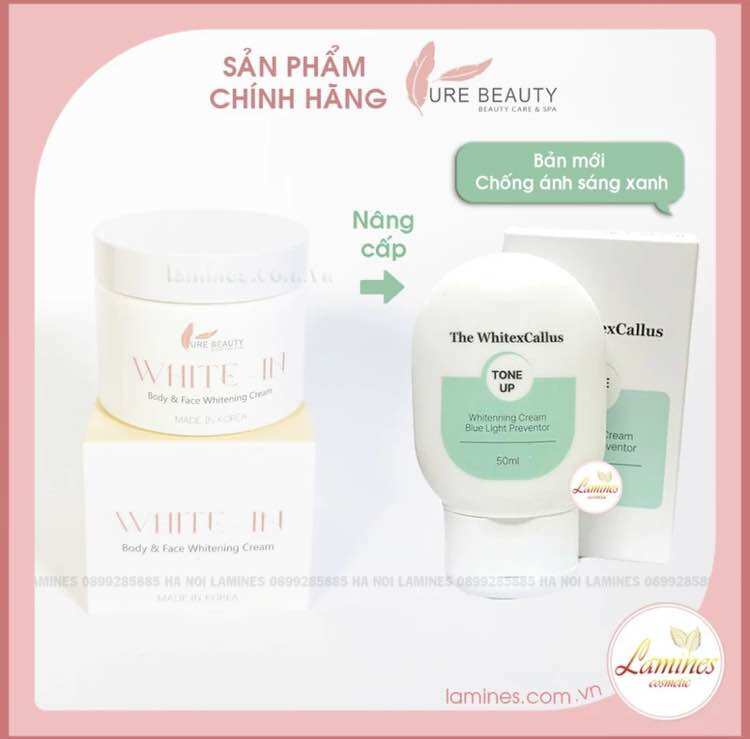 Kem Dưỡng Trắng Da White In PureBeauty | Body And Face Whitening Cream