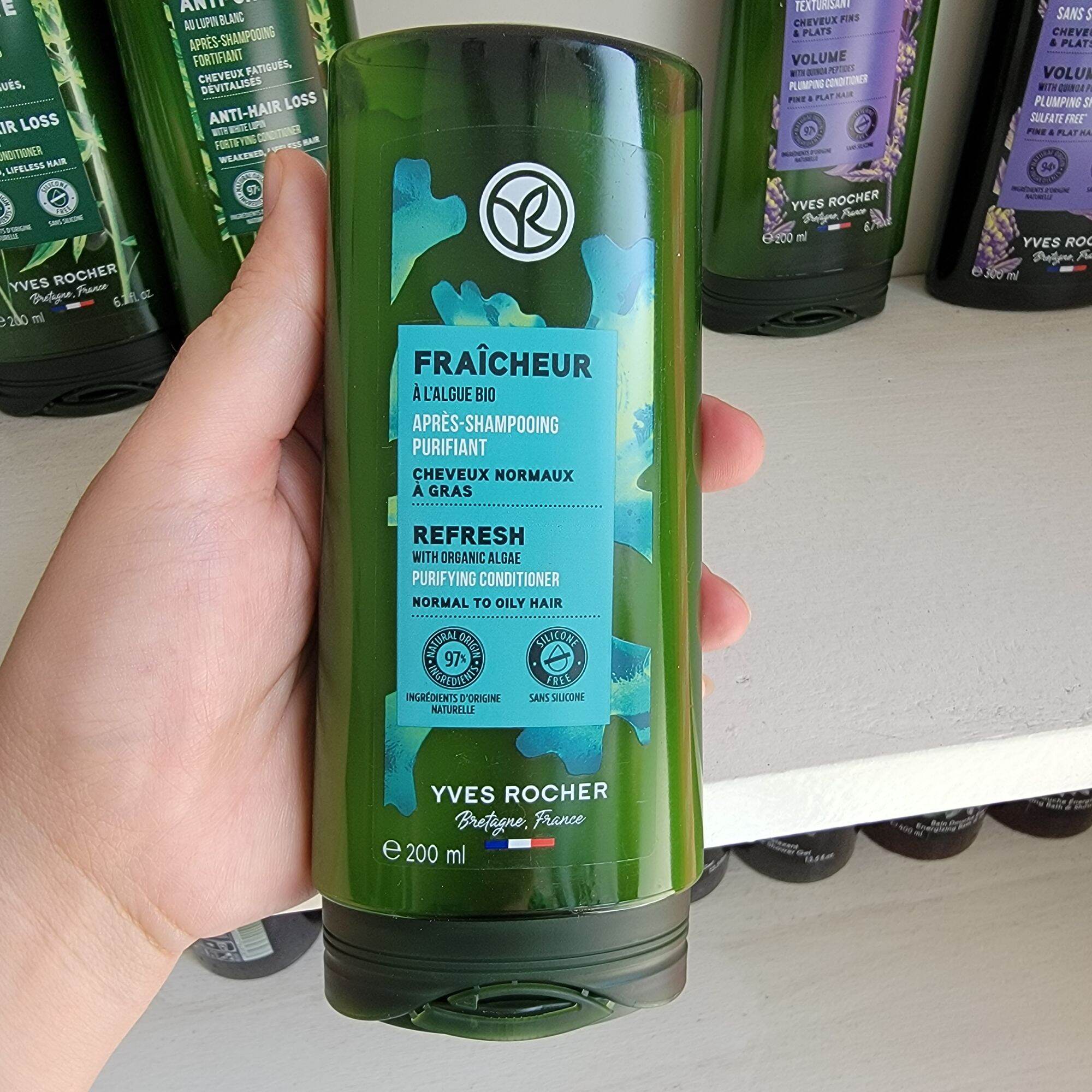 Dầu xả detox thanh lọc da đầu Yves Rocher 200ml