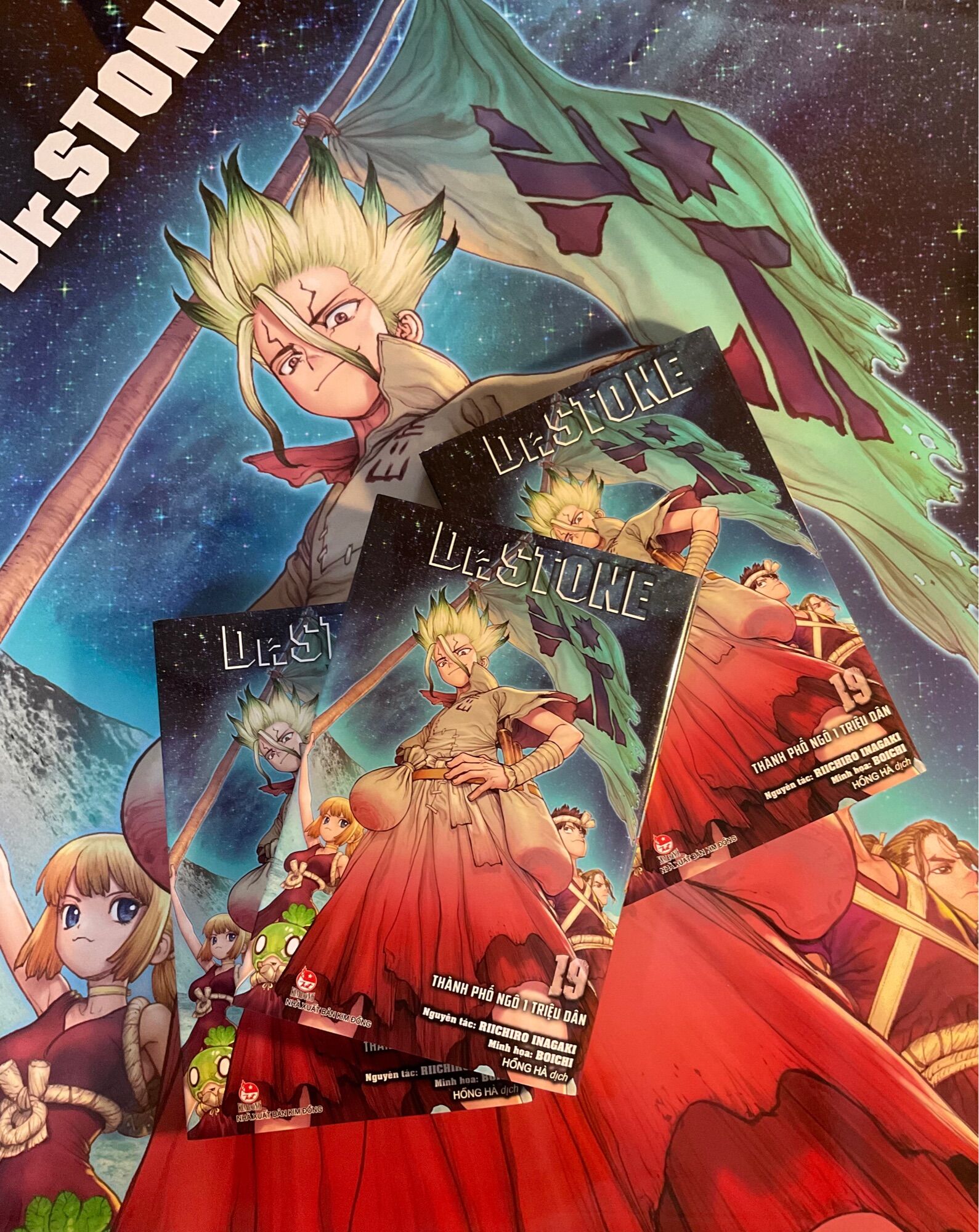 Dr Stone tập 19 kèm poster