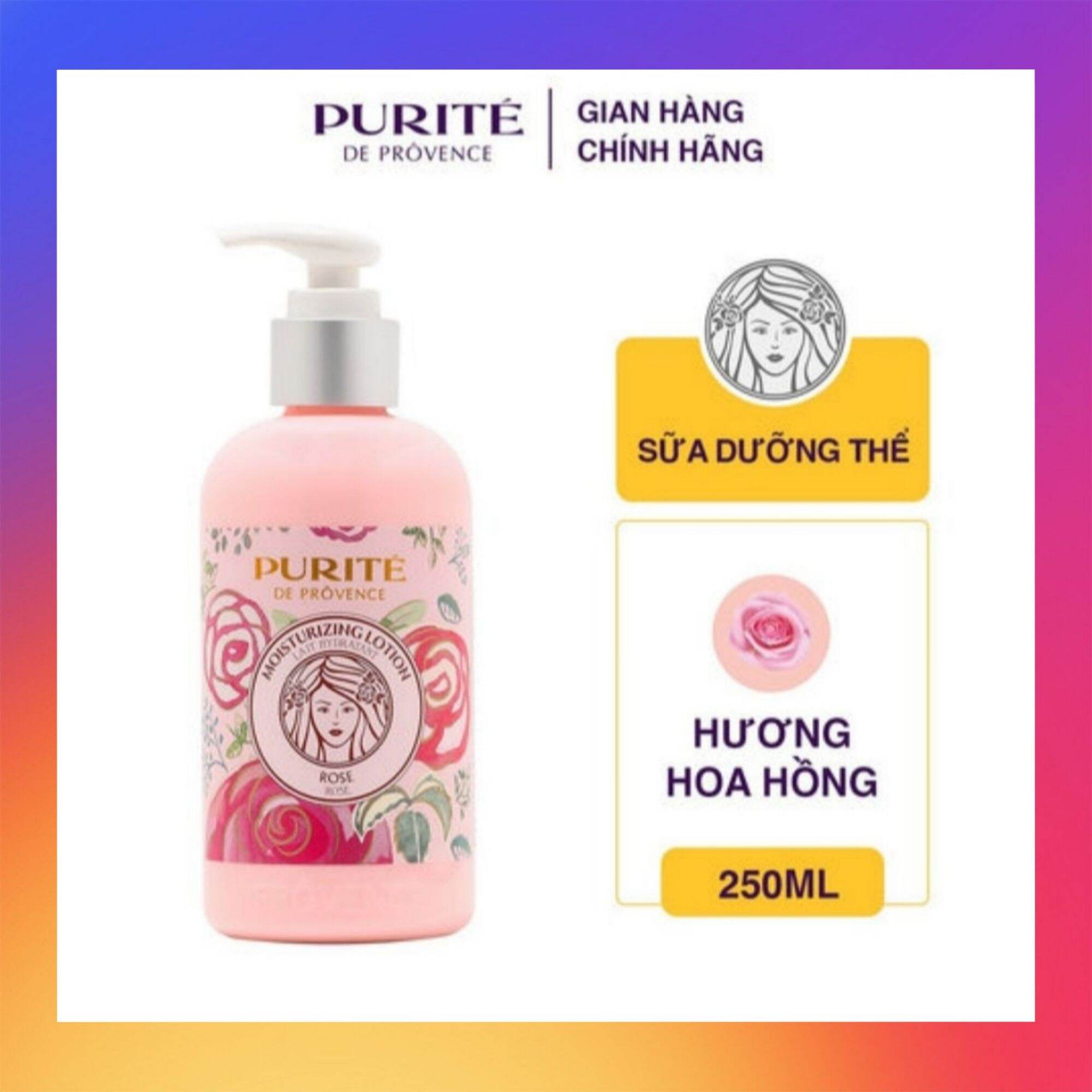 [Hcm][ Freeship Max ] Sữa Dưỡng Thể Purité Mềm Mịn Hương Hoa Hồng 250Ml Rose Moisture Body Lotion