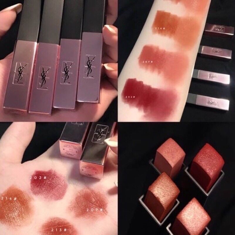 Son ysl the slim glow matte lipstick chuẩn auth 100% đủ bill, hot sale