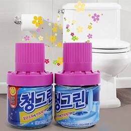 2 chai thả bồn cầu khử mùi hàn quốc