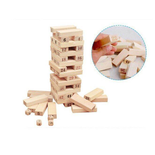 Đồ chơi rút Gỗ 48 miếng .