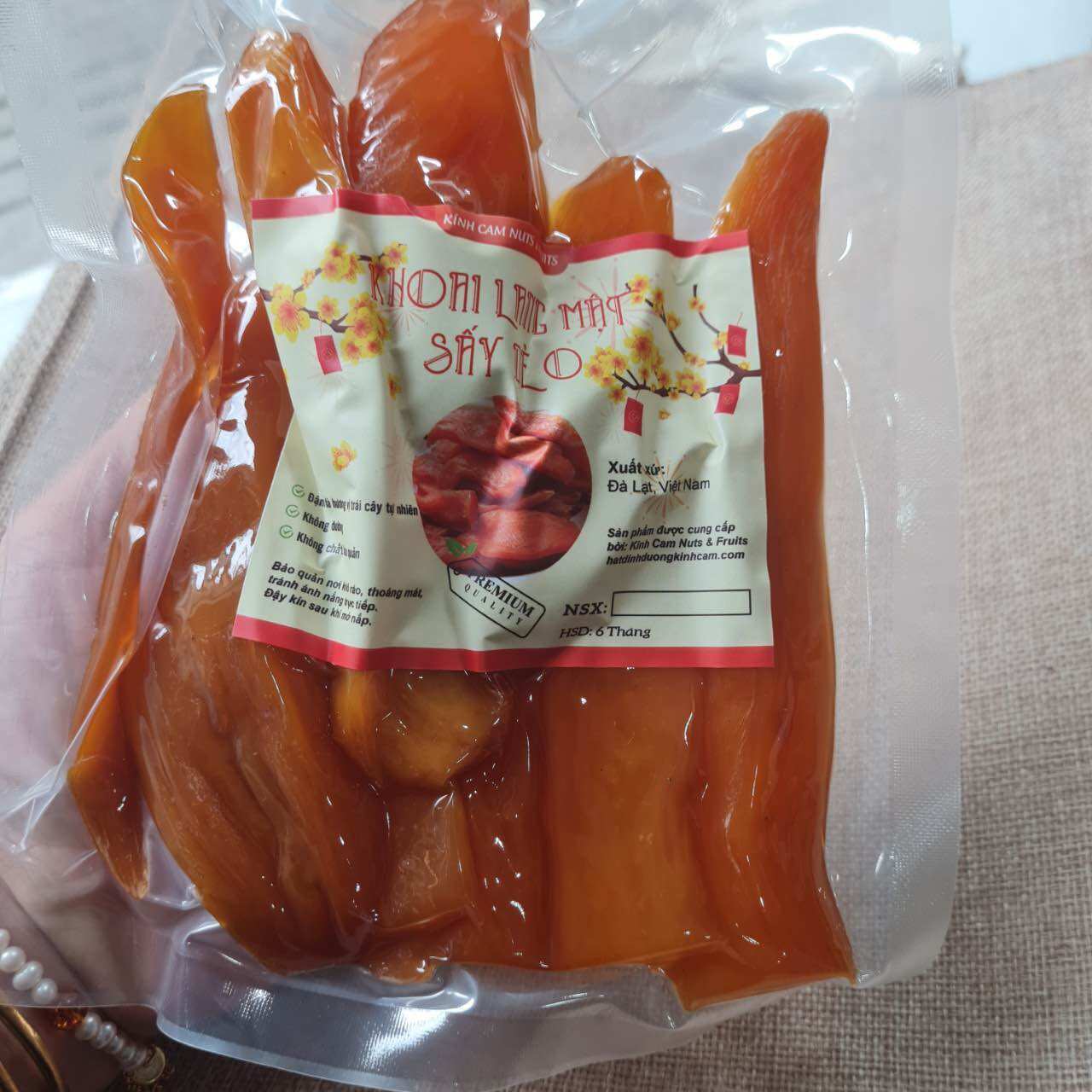 500gr Khoai Lang Mật Sấy Dẻo Đặc Sản Đà Lạt