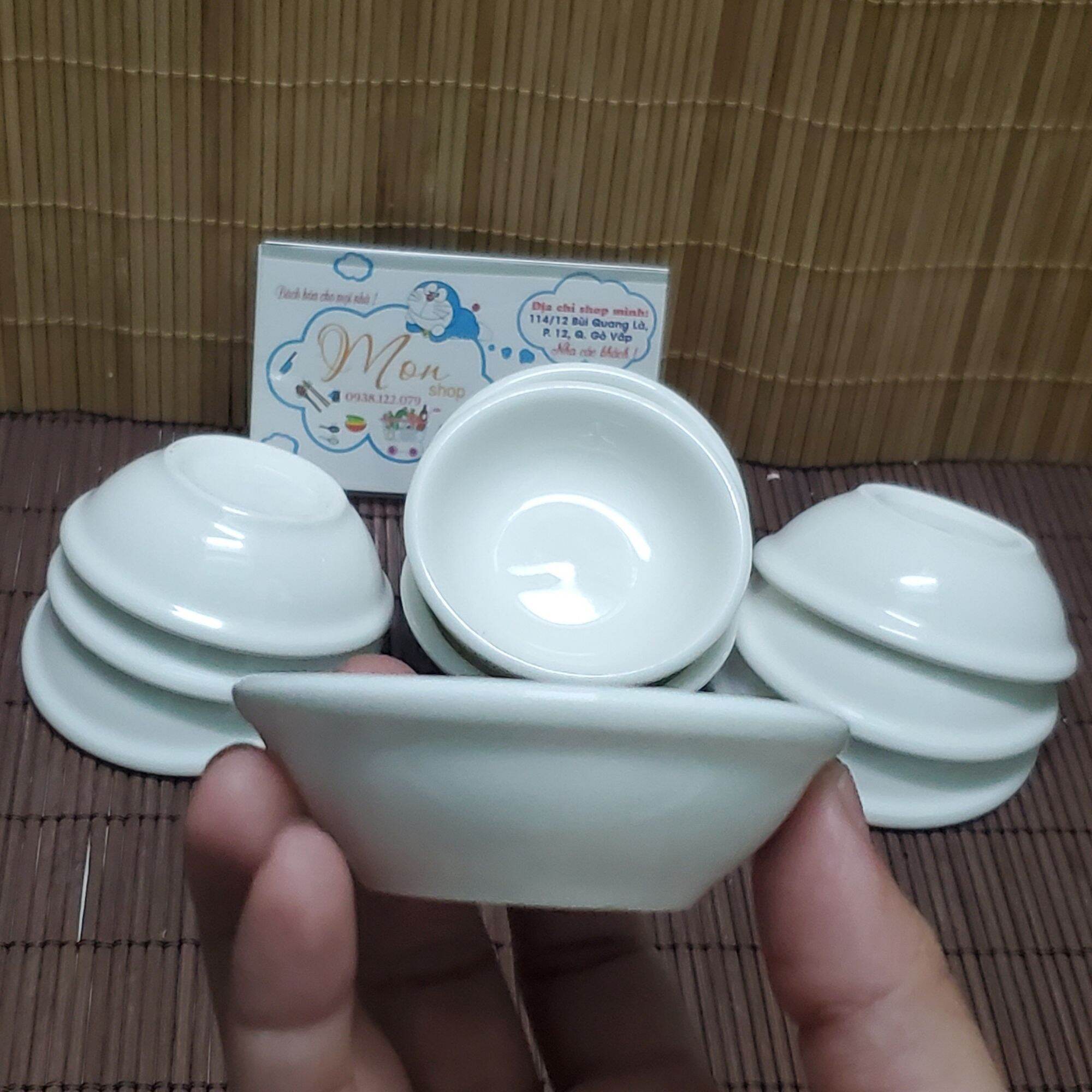 [SỨ TRẮNG]COMBO 50c CHÉN GIA VỊ NHỎ