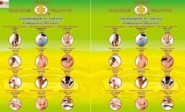 Dầu Lăn Thảo Dược Gừng Thái Lan