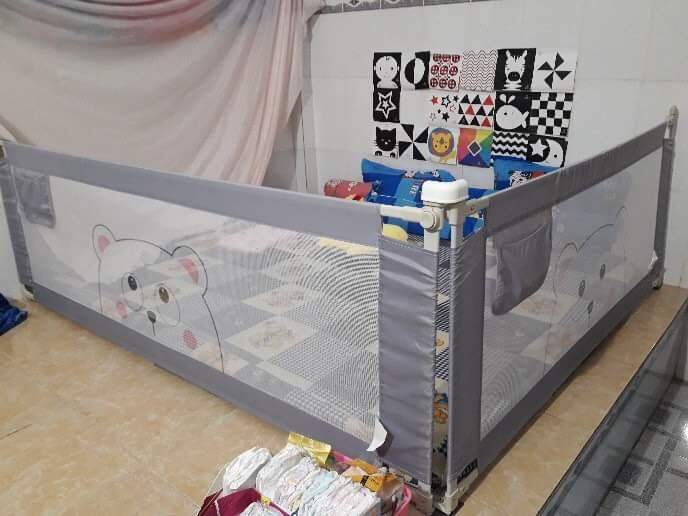 Thanh chắn giường sellding đủ kích cỡ 1m4/m5/m6/m8/2m/2m2