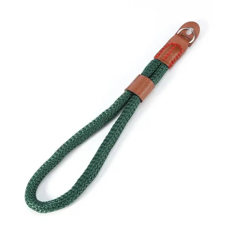 Handmade Nylon máy ảnh kỹ thuật số cổ tay dây đeo tay Grip bện dây đeo cổ tay dây buộc cho Canon Sony Leica kỹ thuật số SLR DSLR vành đai máy ảnh