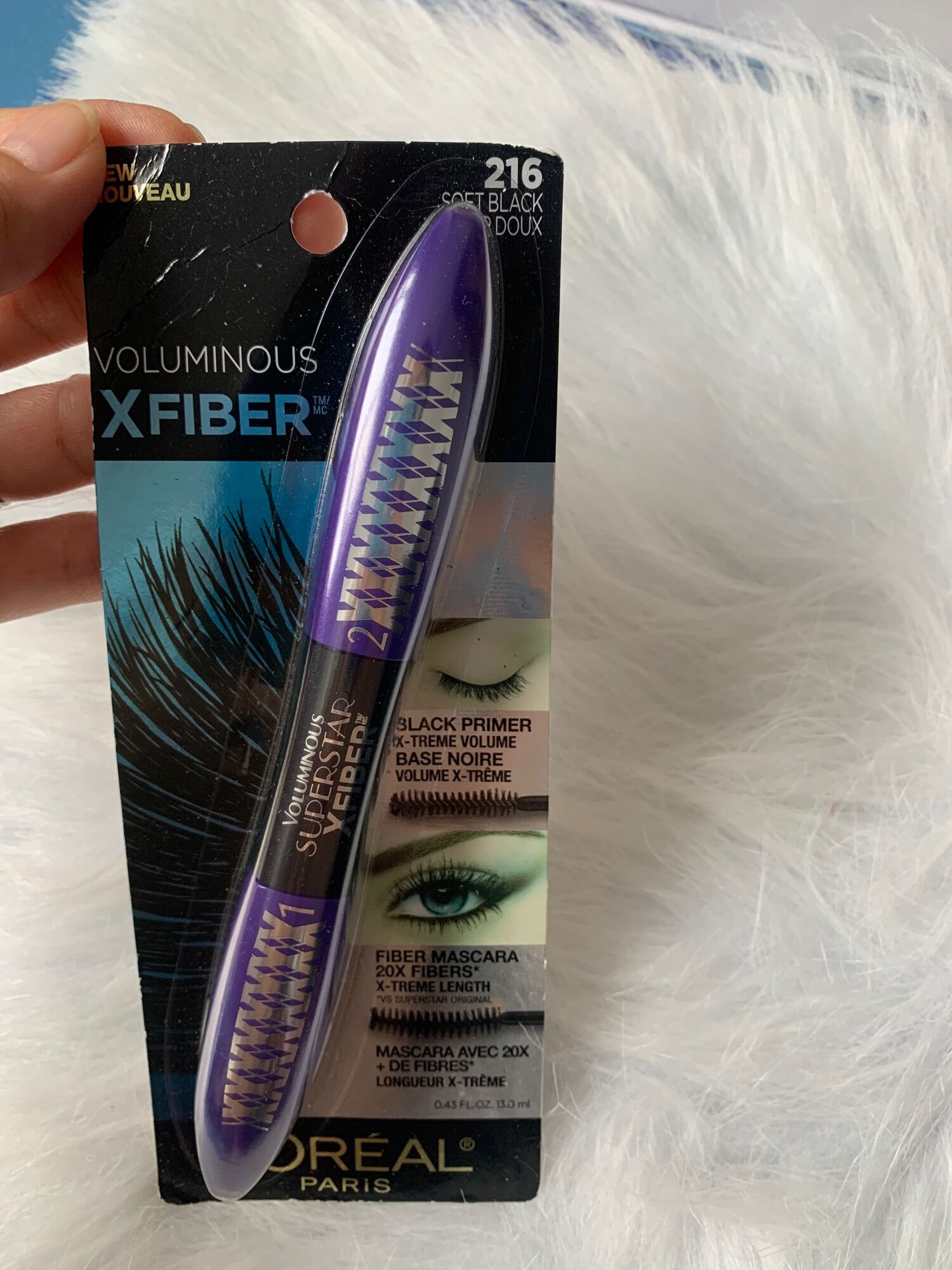 Mascara L'oreal Voluminous Xfiber (màu 216-black)