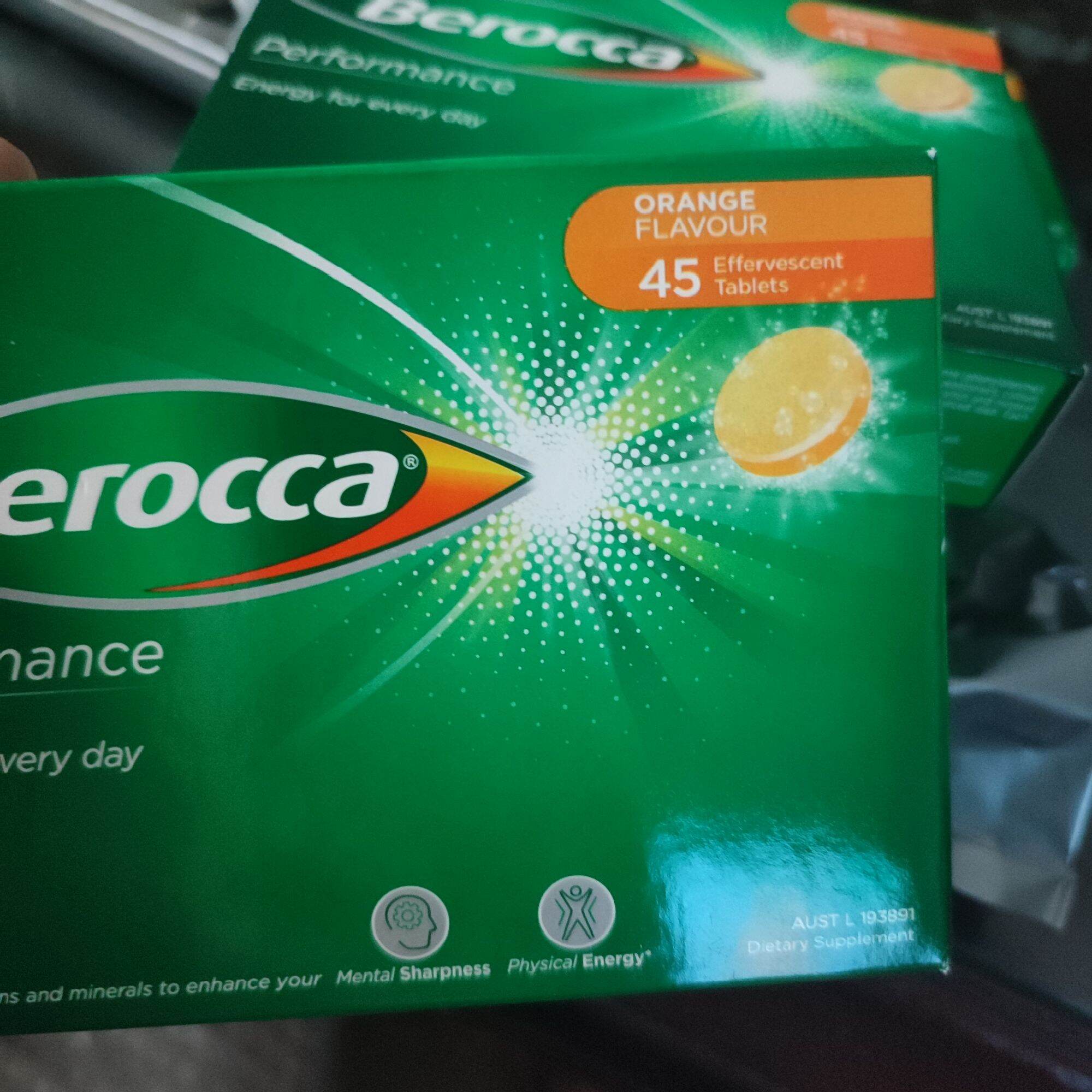 Viên sủi Berocca Úc 45 viên/ hộp ( Date 26)
