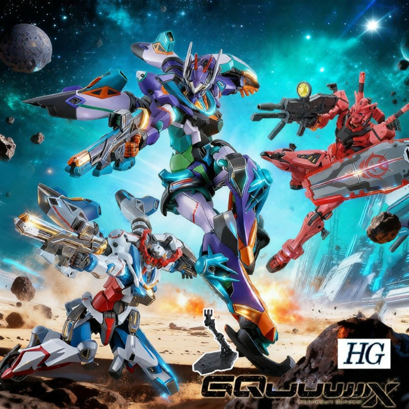 Bandai | Bộ Xây Dựng Gundam Quex Red Freeden Trang Sức Bằng Sứ Màu Trắng