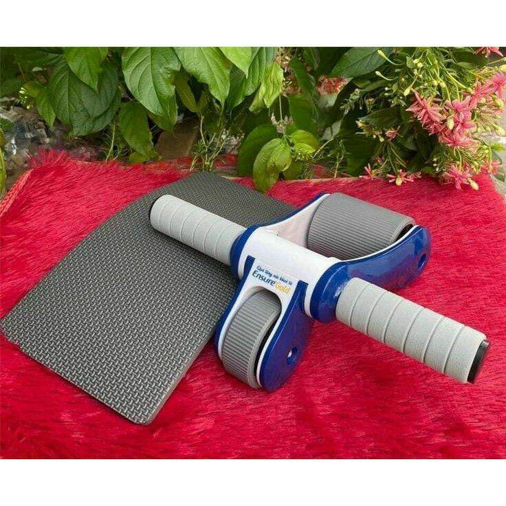 Con lăn tập bụng cao cấp (hàng Km Ensure) tặng kèm thảm lót đầu gối