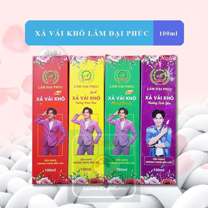 24 CHAI NƯỚC XẢ VẢI KHÔ ( 4 màu tuỳ chọn ) - LÂM ĐẠI PHÚC
