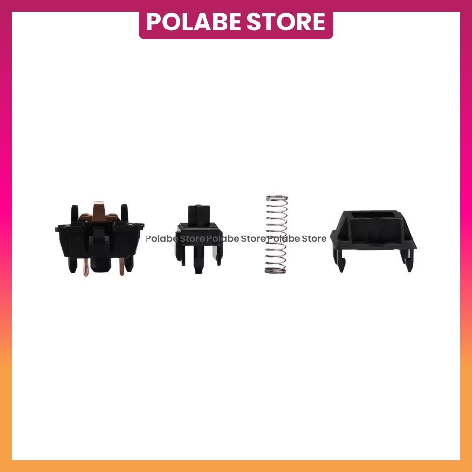 Công tắc JWK BLACK V2 Nylon Linear switch bàn phím cơ Jwick Full Nylon Black v2 switch - Polabe Store