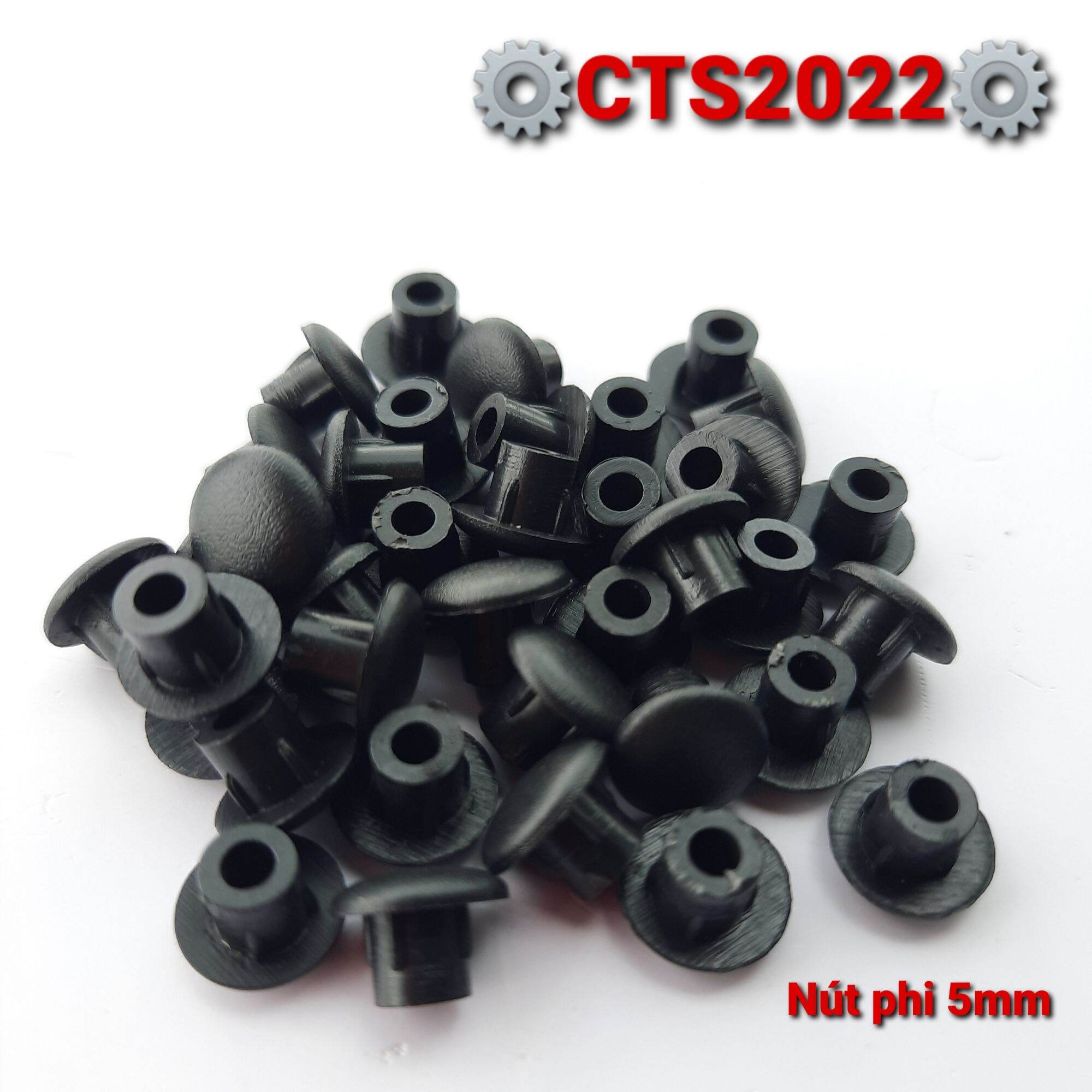 2 Nút nhựa bịt lỗ phi 5mm