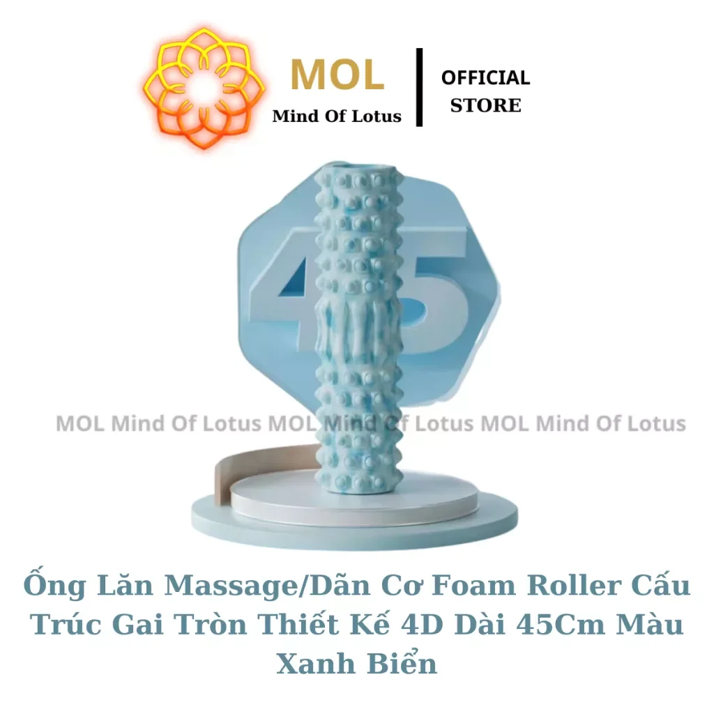 Con lăn massage 45cm tập Yoga/GYM/PILATE Foam Roller