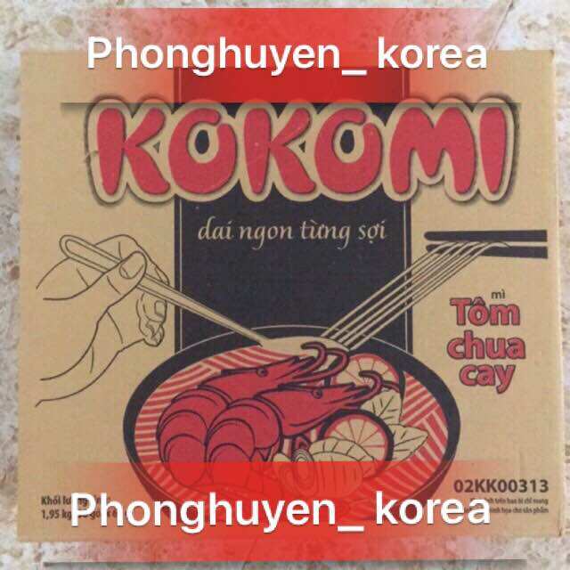 Thùng mì kokomi 30 gói x 65g