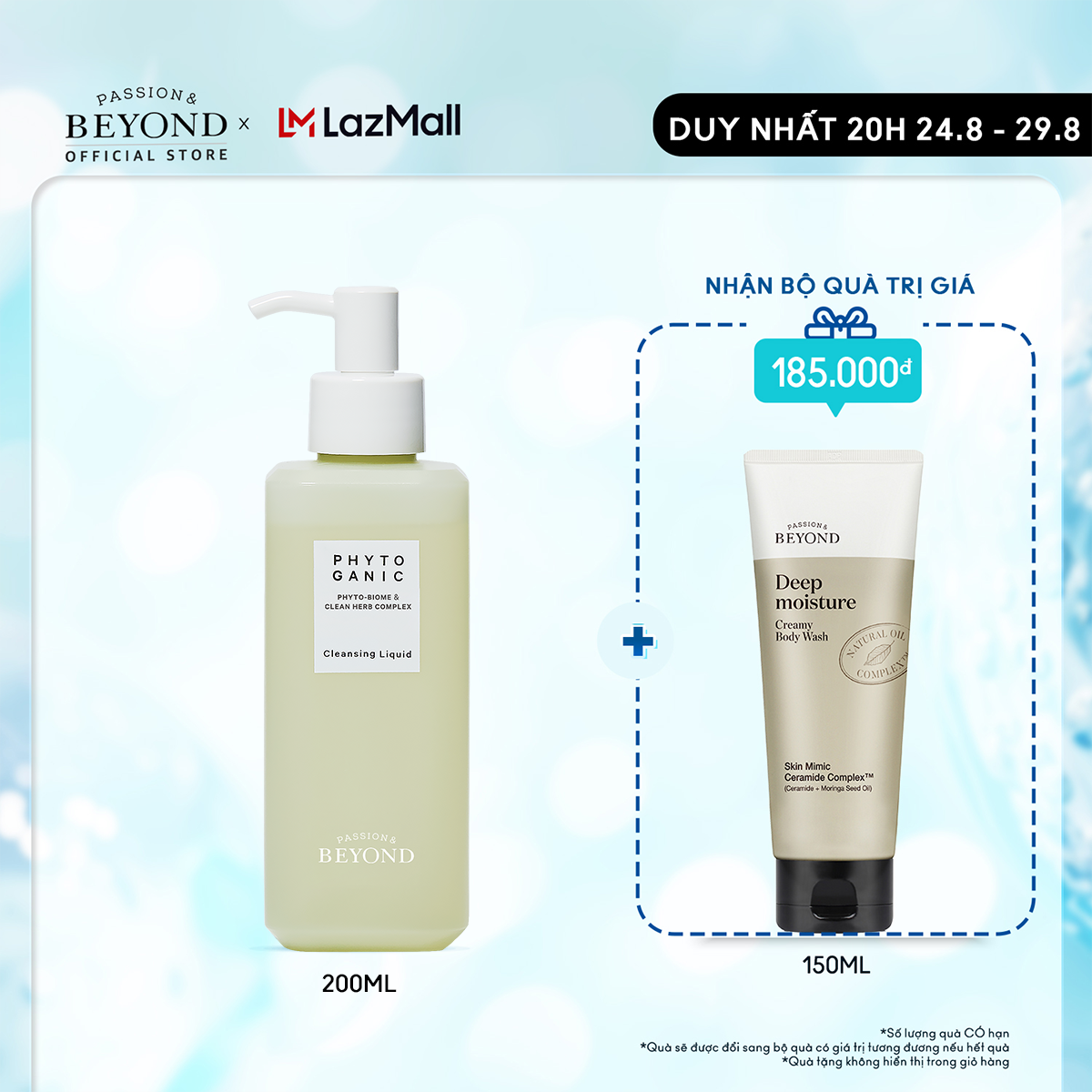 Dung dịch tẩy trang Beyond Phytoganic Cleansing Liquid 200ml