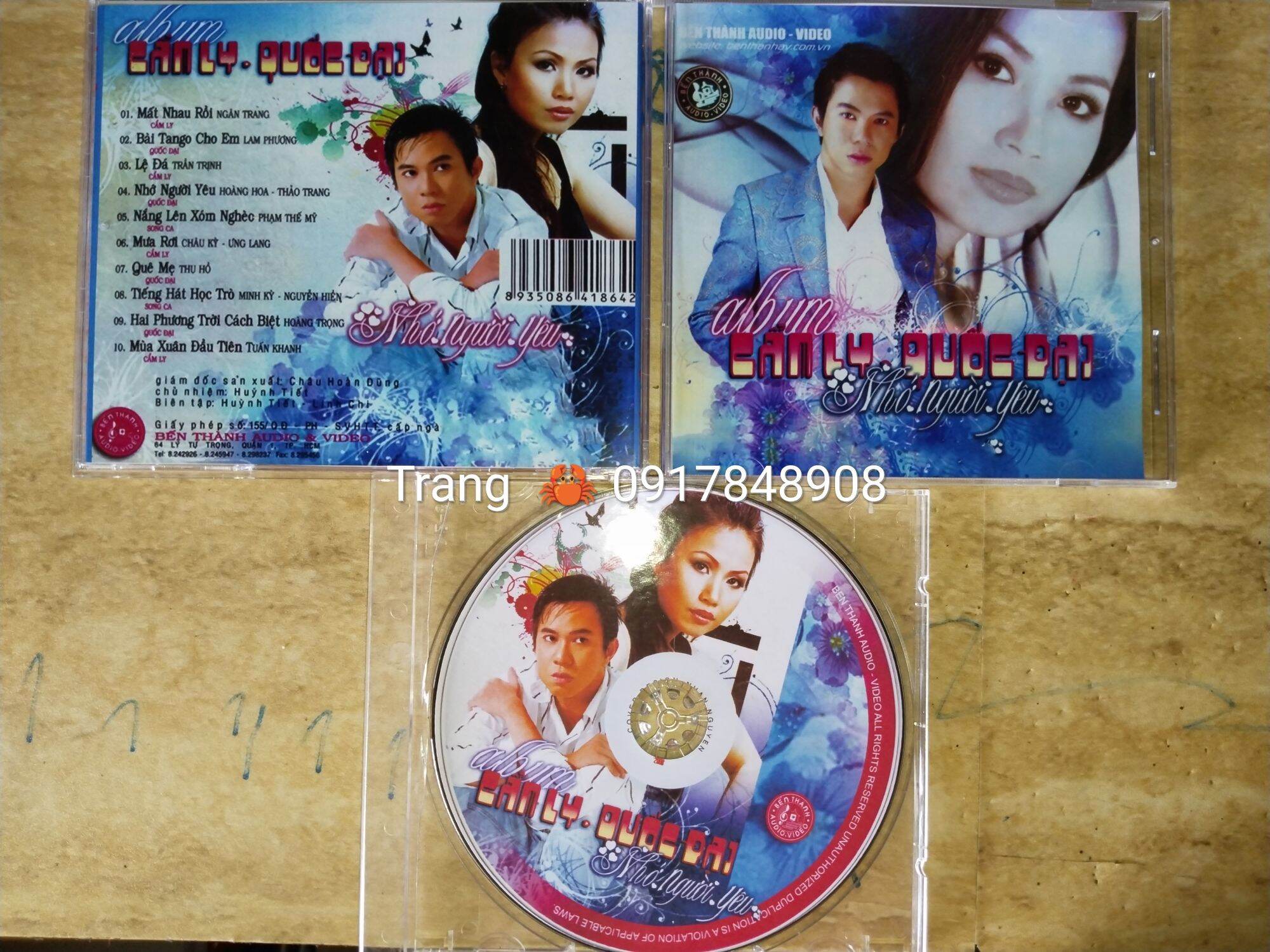 Bộ 7CD Cẩm Ly  những ca khúc trữ tình hay nhất