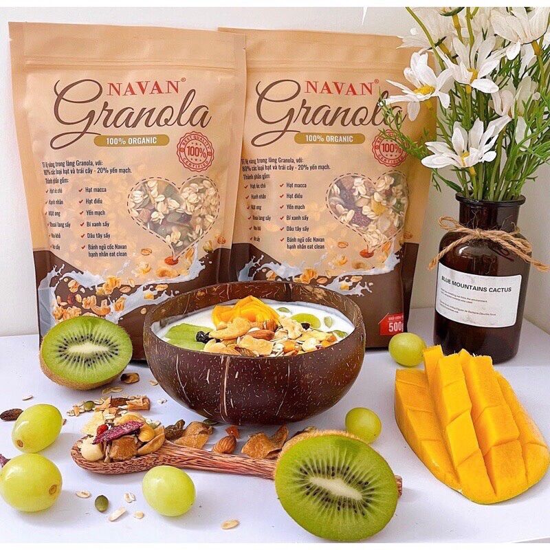ngũ cốc nguyên hạt granola navan [Chính Hãng]
