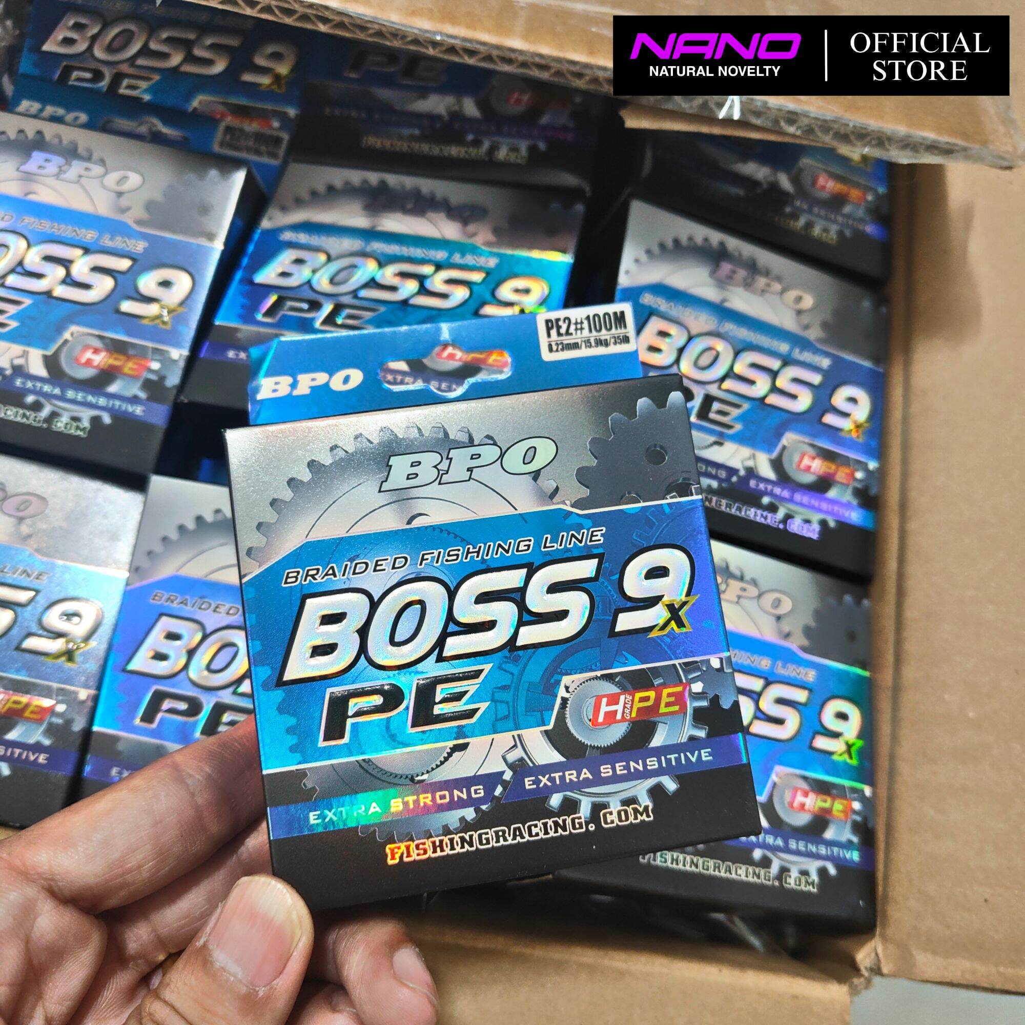 DÂY CÂU  BPO BOSS PE X9 (100m/cuộn)