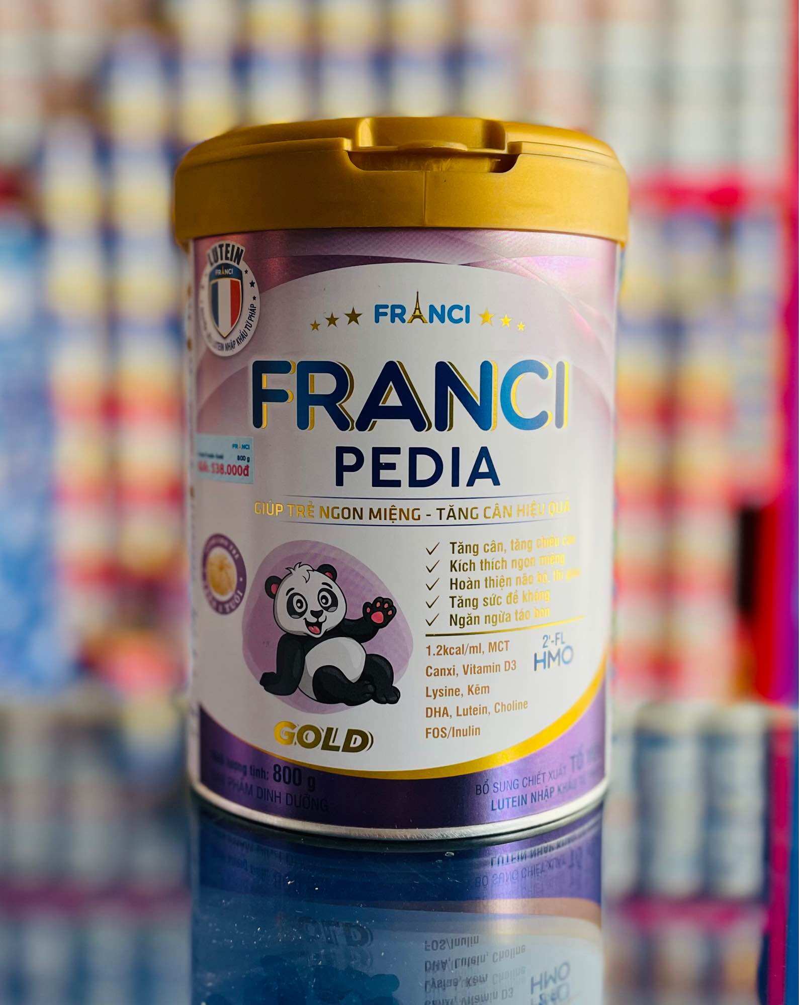 [Combo 2 Lon] Sữa bột Franci Pedia Gold 800g