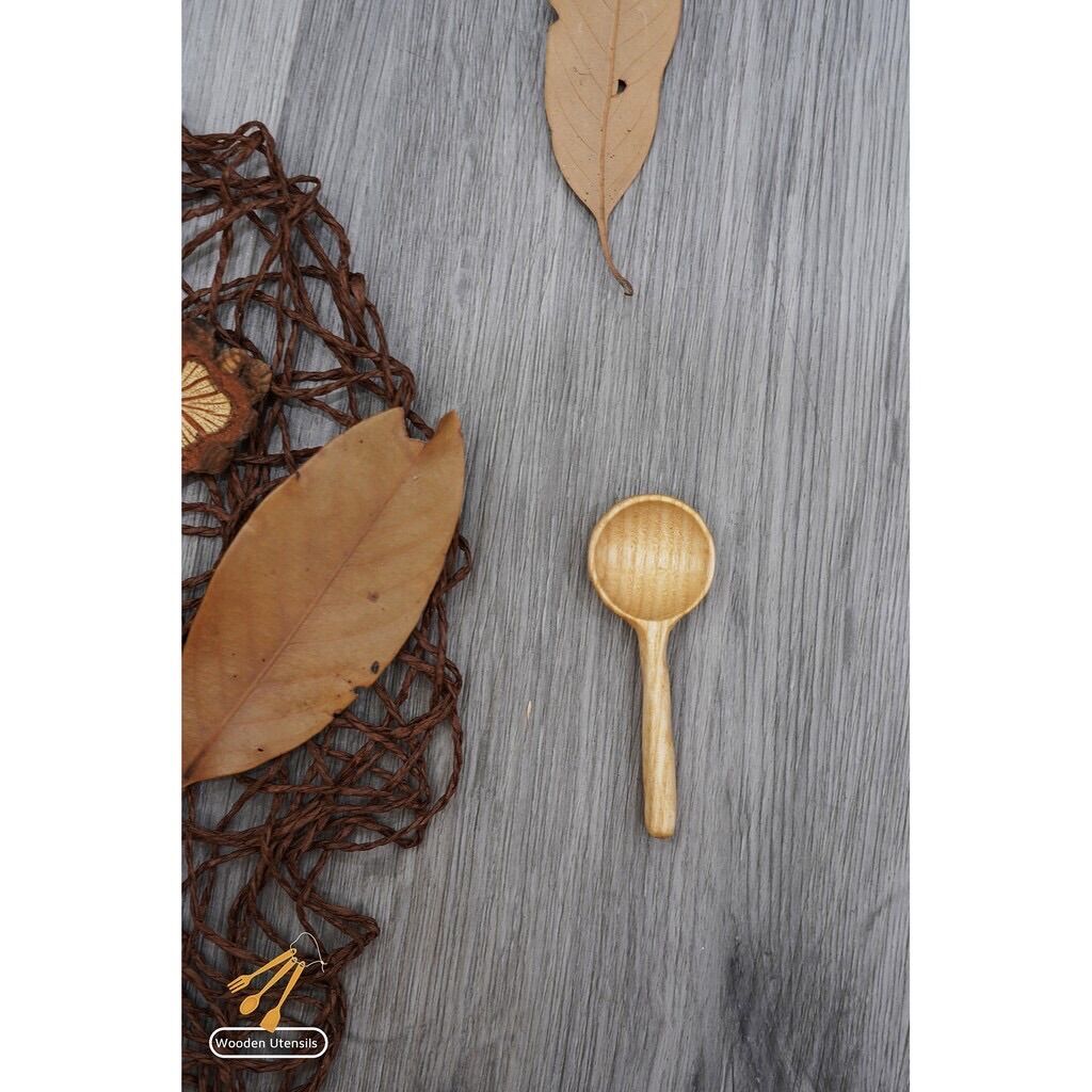 Thìa gia vị 1 chiếc | Thìa gỗ handmade | Thìa trang trí | Thìa gỗ không hoá chất | Thìa gỗ xúc