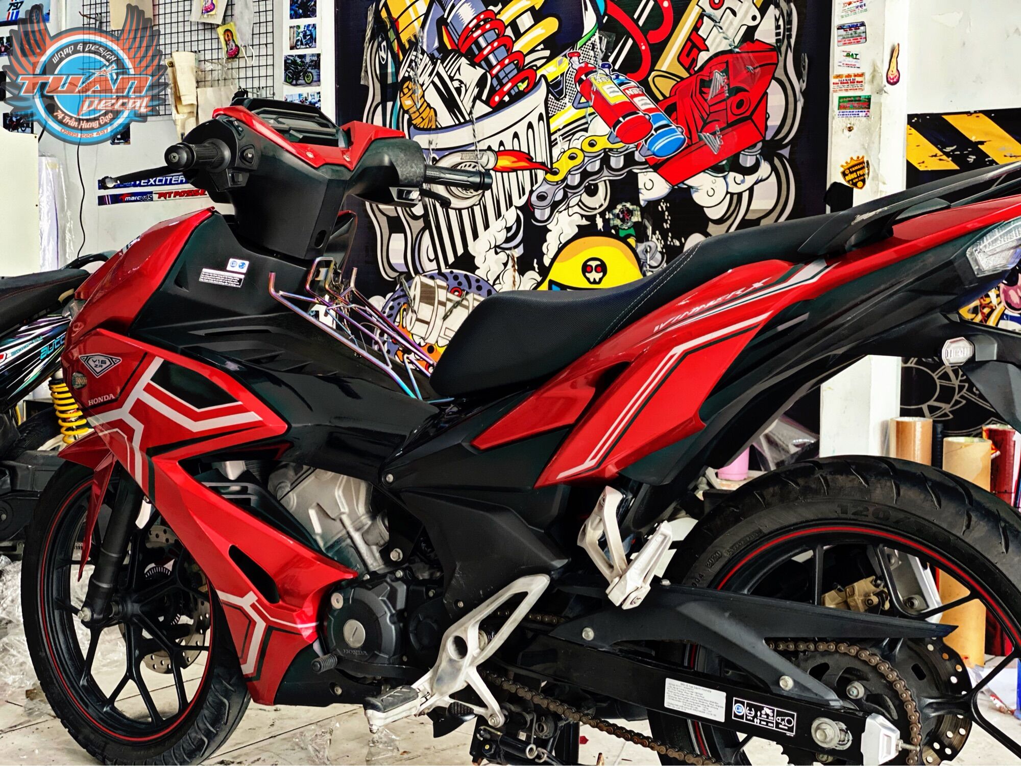 Tem rời Y16ZR cho winner x