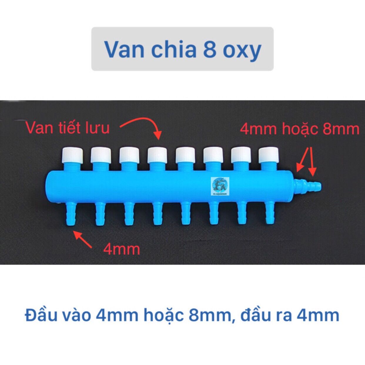 Van chia oxy có điều chỉnh tiết lưu