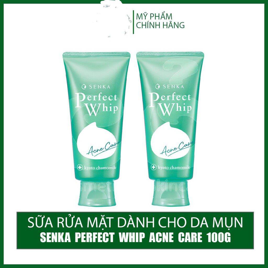 [HCM]Combo 2 Tuýp Sữa Rửa Mặt Senka Mụn 100g Mẫu Mới