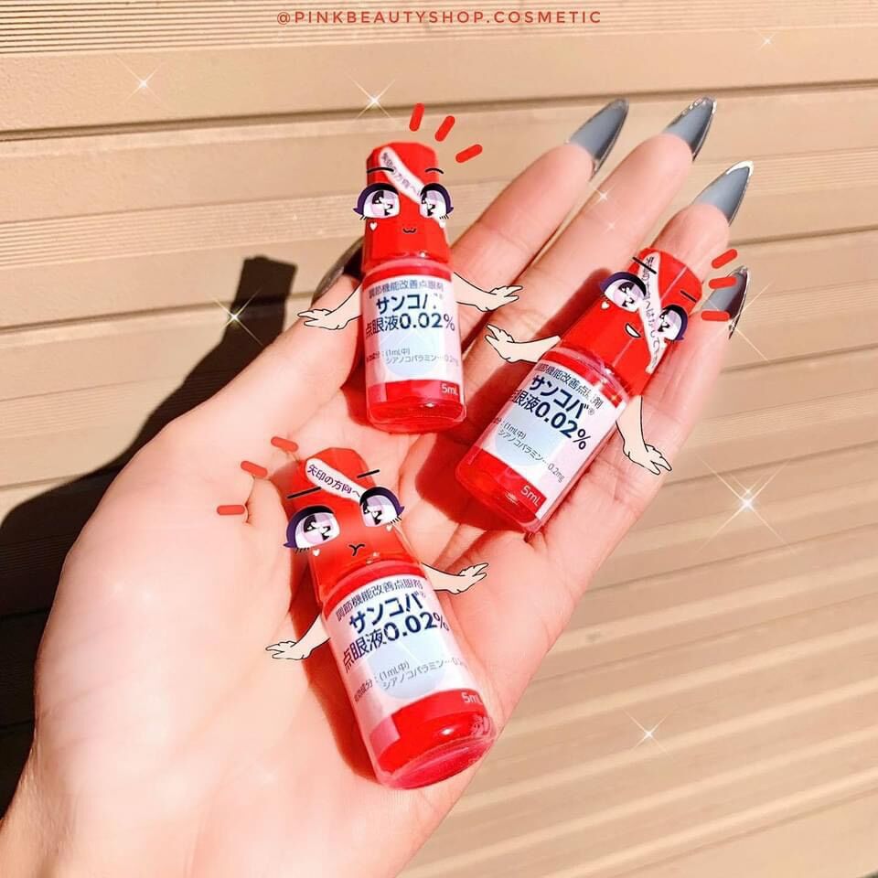 Chai nhỏ mắt sancoba 5ml nhật bản