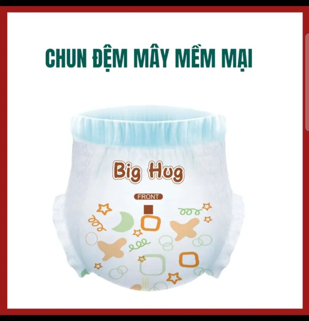 Bỉm Quần Big Hug Phom Bo Mông Đủ Size Cho Bé Yêu