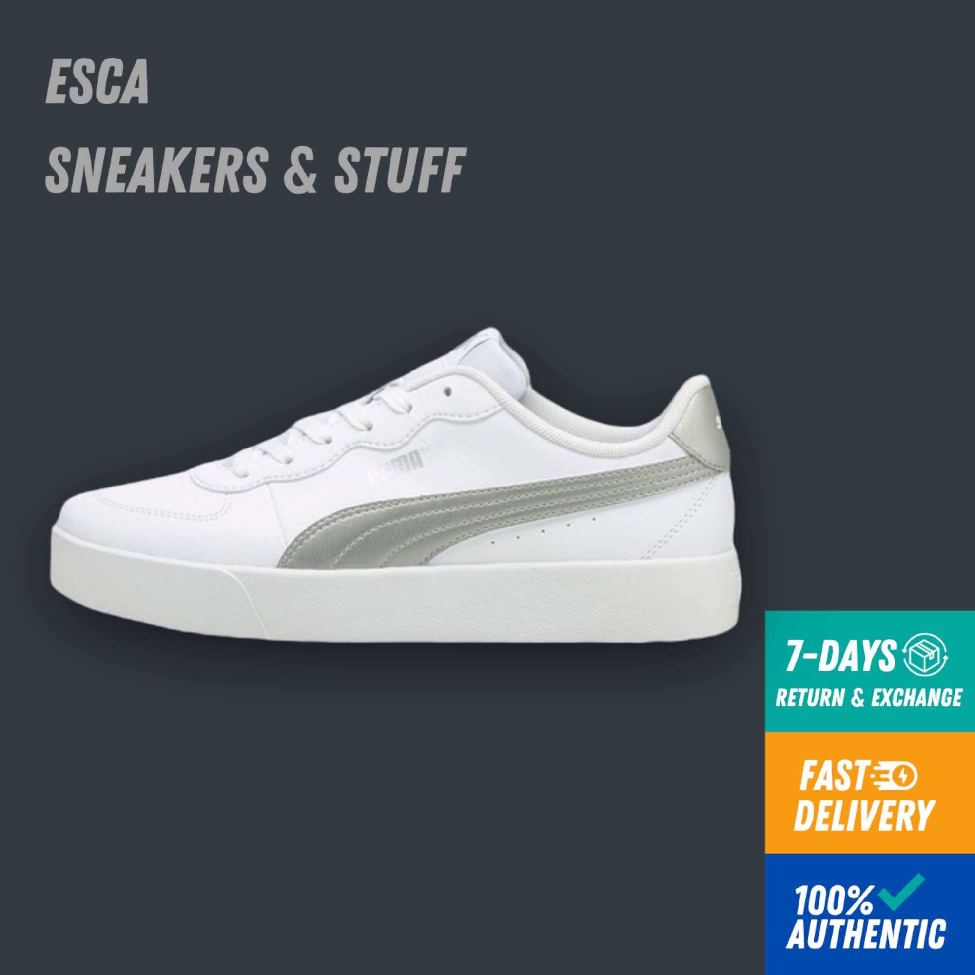 Giày puma skye clean white sliver - 381106 02