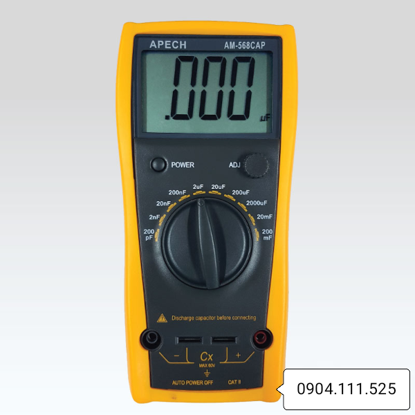 Đồng hồ đo tụ điện, đo điện dung APECH AM-568 CAP