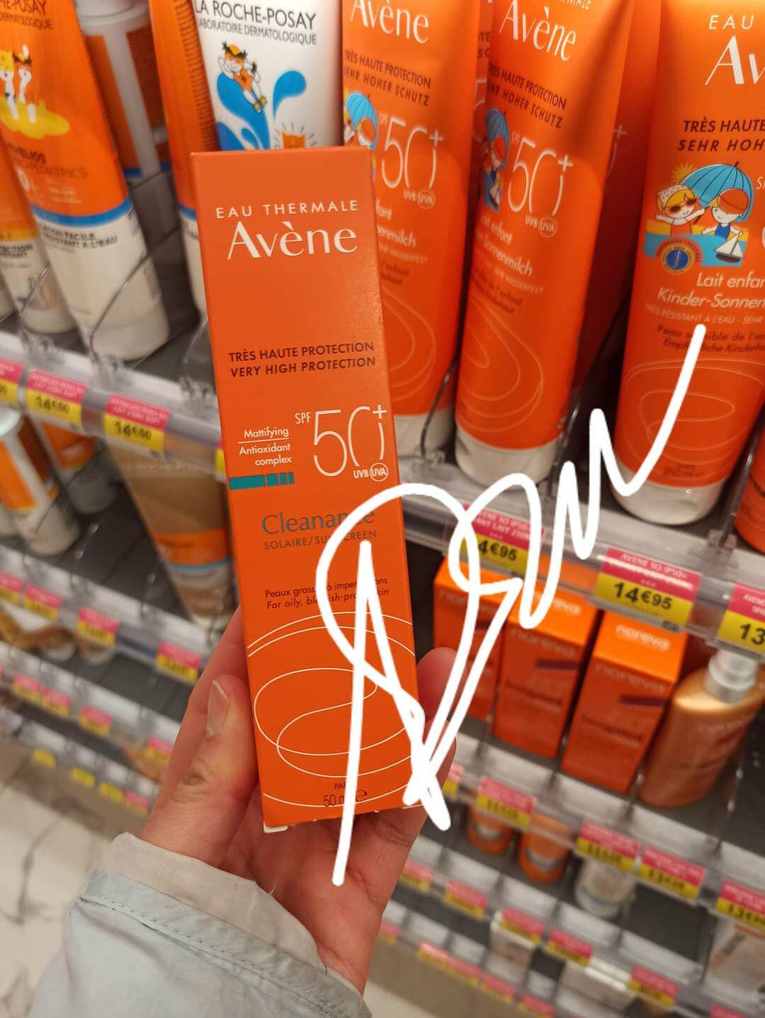Kem chống nắng, Avene Cleanance 50ml