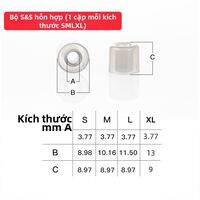 Đệm tai nghe silicon tăng vocal cho tai in-ear