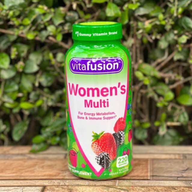 Date 2 2025 Kẹo dẻo Vitamin Vitafusion Women s Multi 220 viên cho phụ nữ