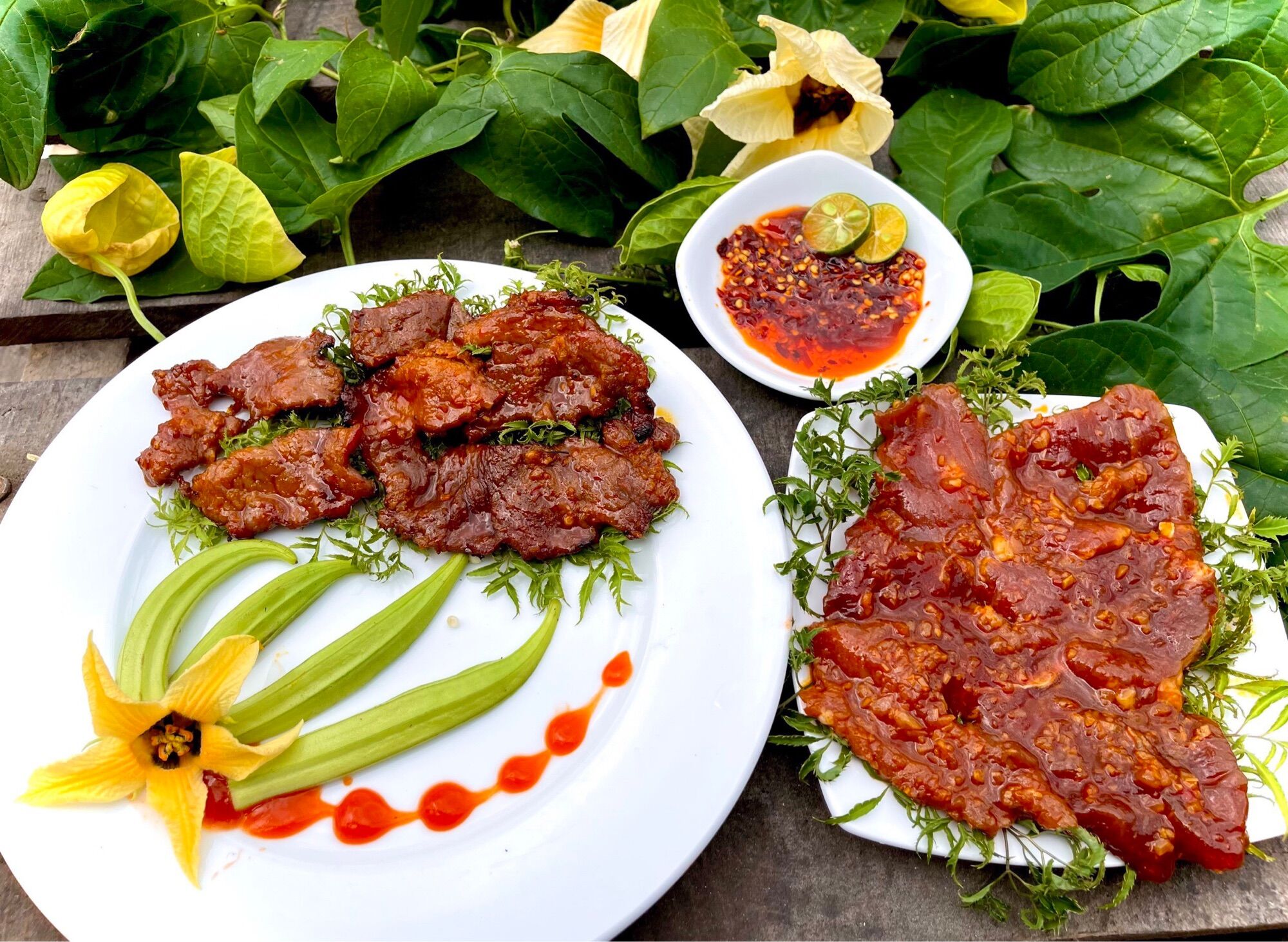 Nai ướp sate hộp 500gr (giao tphcm)