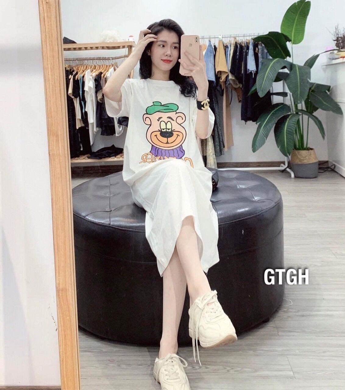 [HCM]Đầm bầu suông cotton oursider dễ thương